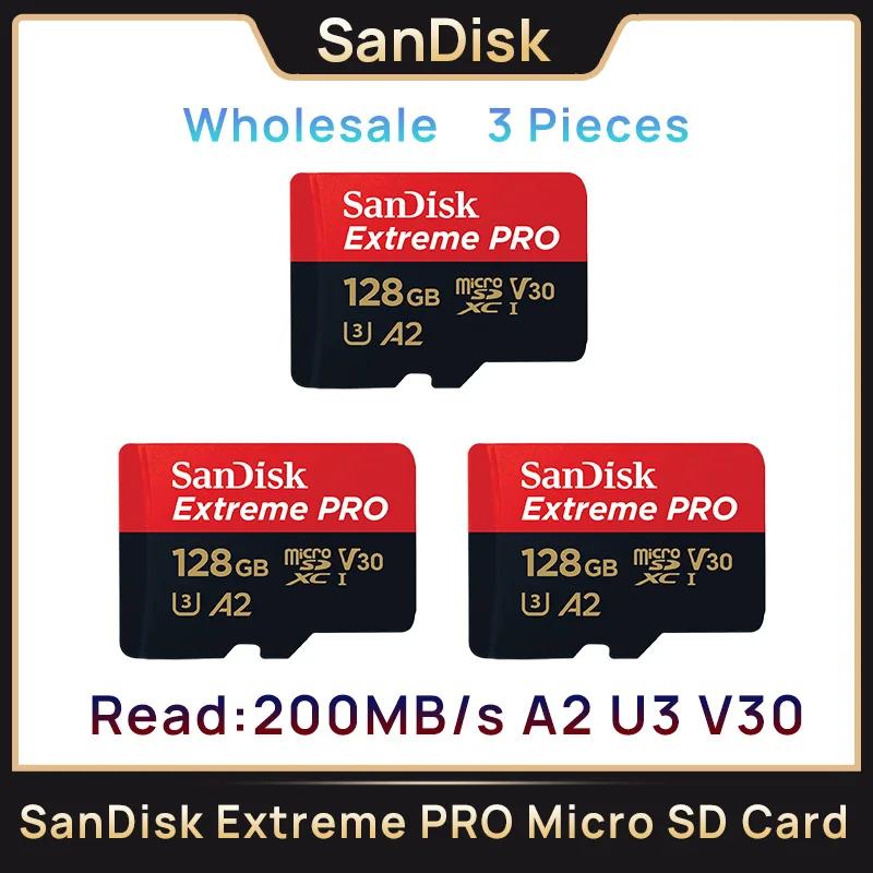 SanDisk Extreme Pro  ũ SD ī ޸ ī, 32GB, 64GB, 128GB, 256GB, 512GB, 1T-÷,  ũ DJI   ο
